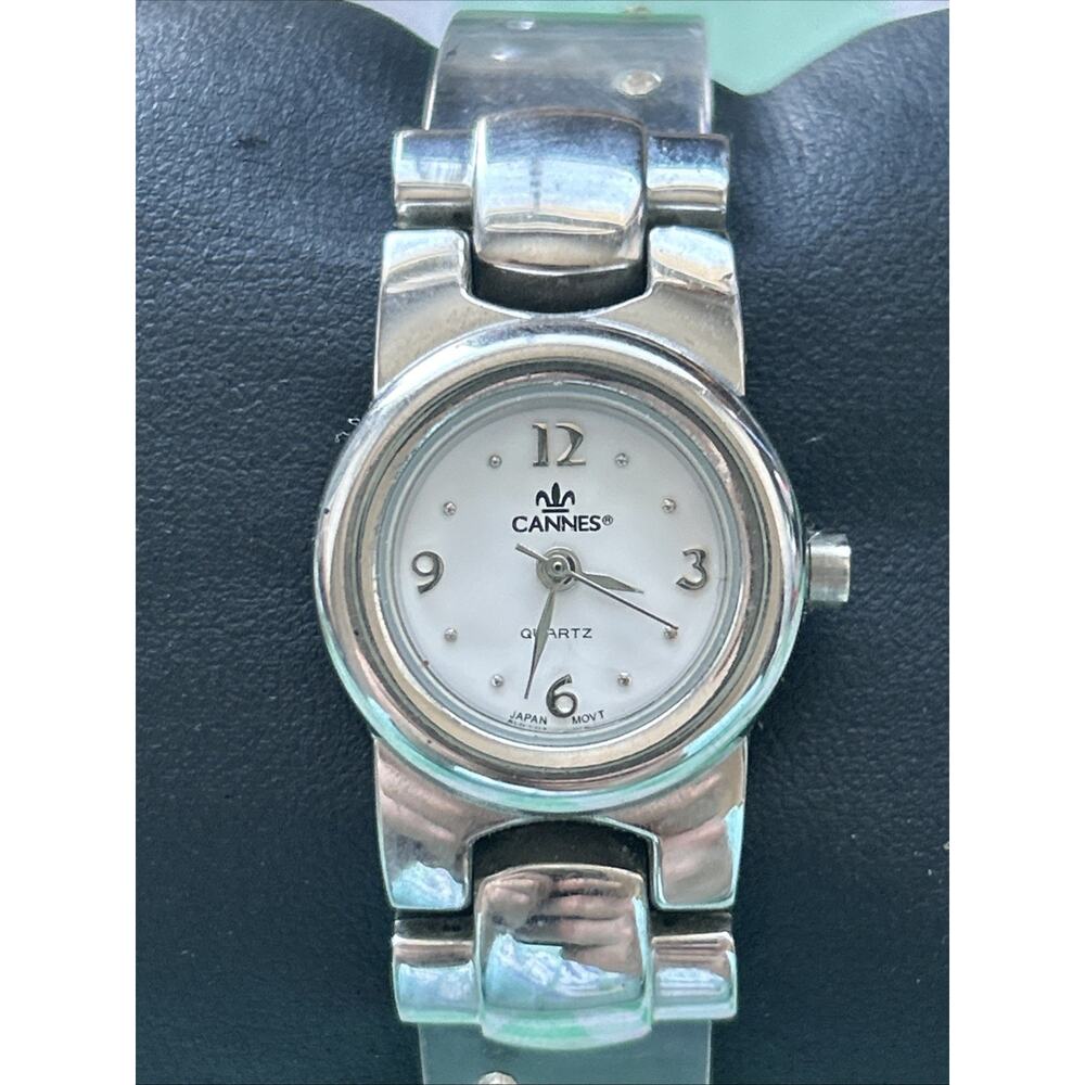 Cannes Silver And Translucent Band Women’s Quartz Watch